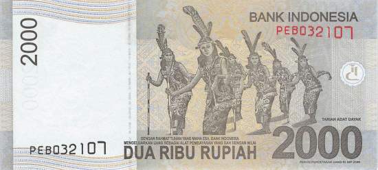 Indonesien 2000 Rupiah 2011 p148c